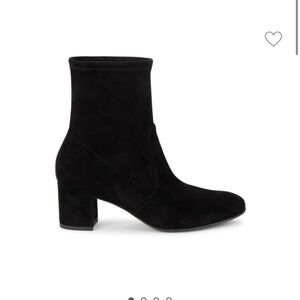 Stuart Weitzman suede mid calf booties